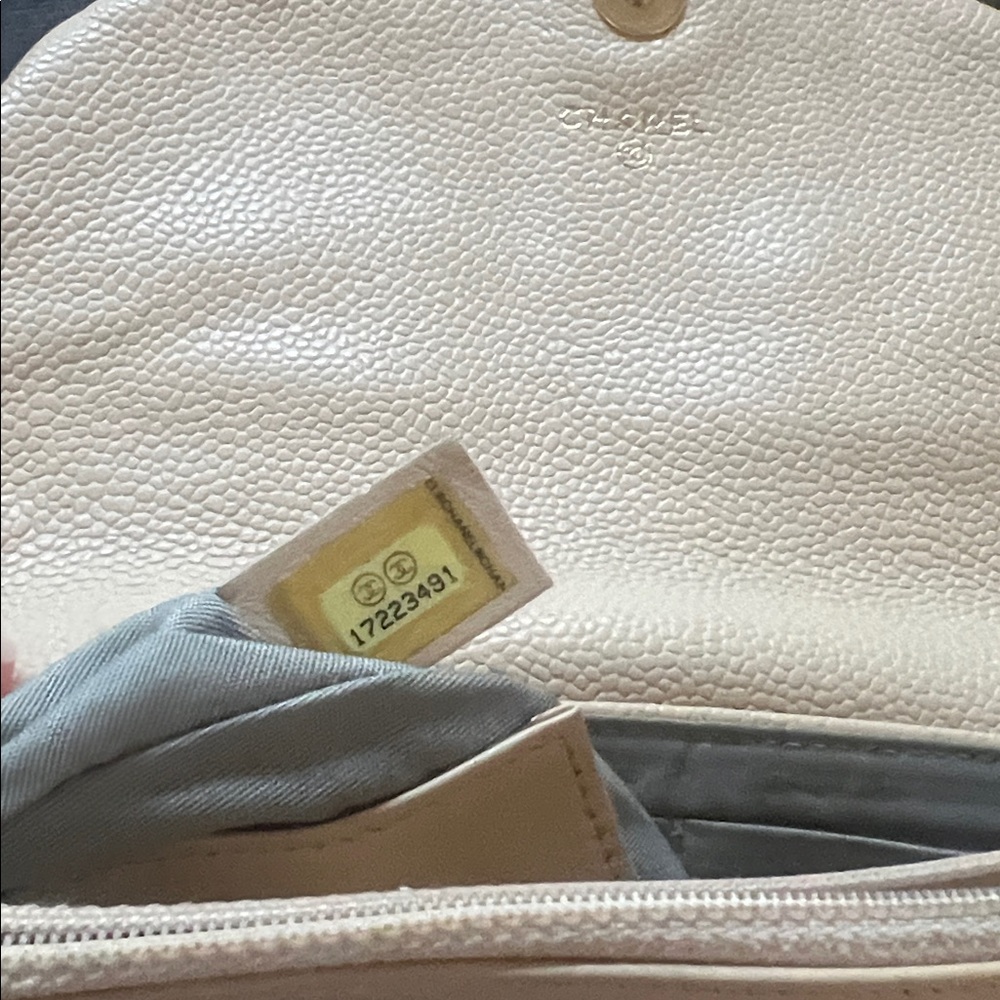 Chanel Beige Half Moon WOC Bag Purse - Picture 8 of 11